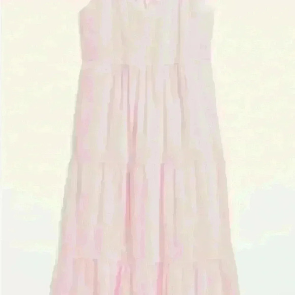 Old Navy Pink  Tiered Dress Midi Cami Swing Dress long Size S - Picture 3 of 3